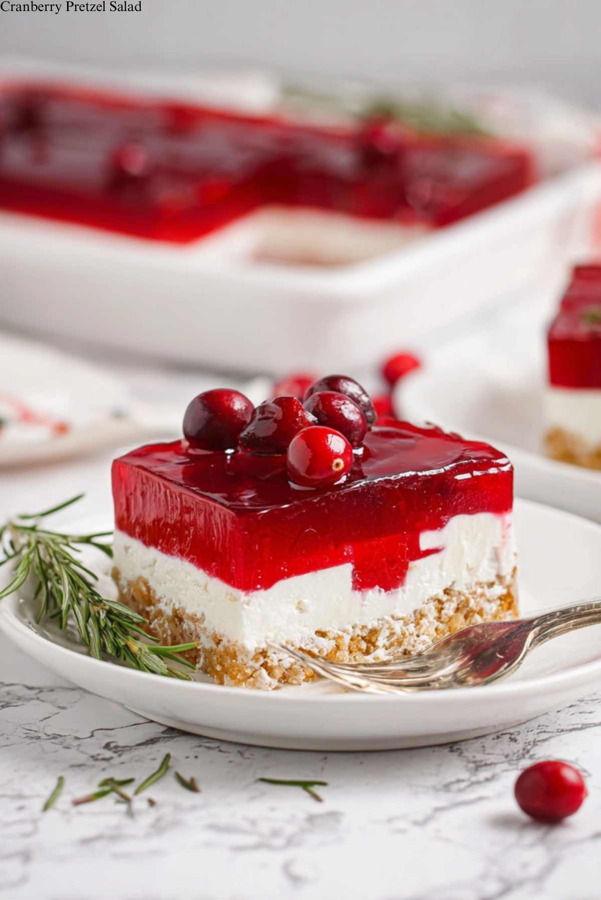 Cranberry Pretzel Salad