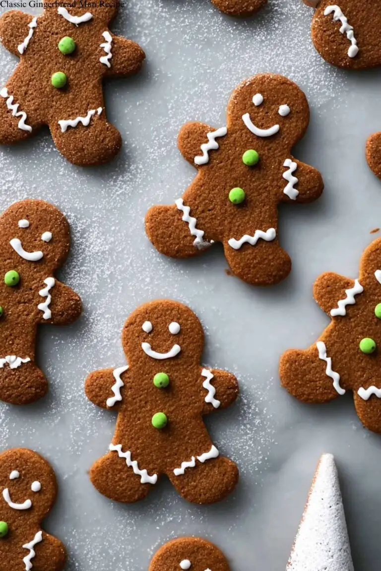 Gingerbread Man Cookies Recipe