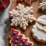 Santa Cookie Recipe with Vanilla Frosting Recipe
