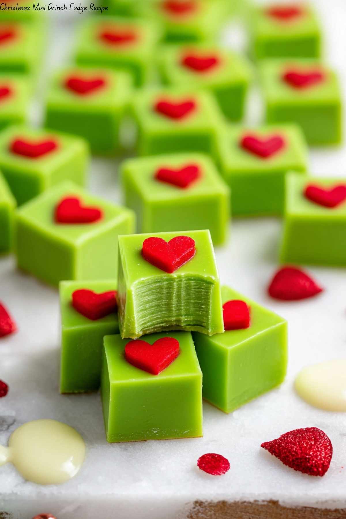 Christmas Mini Grinch Fudge Recipe
