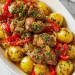 Chicken Scarpariello with Potatoes and Cherry Peppers Recipe