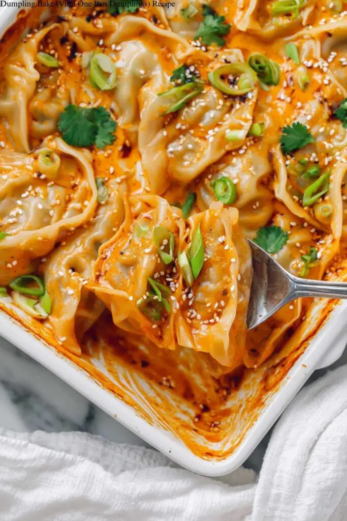 Dumpling Bake (Viral One Pan Dumplings) Recipe