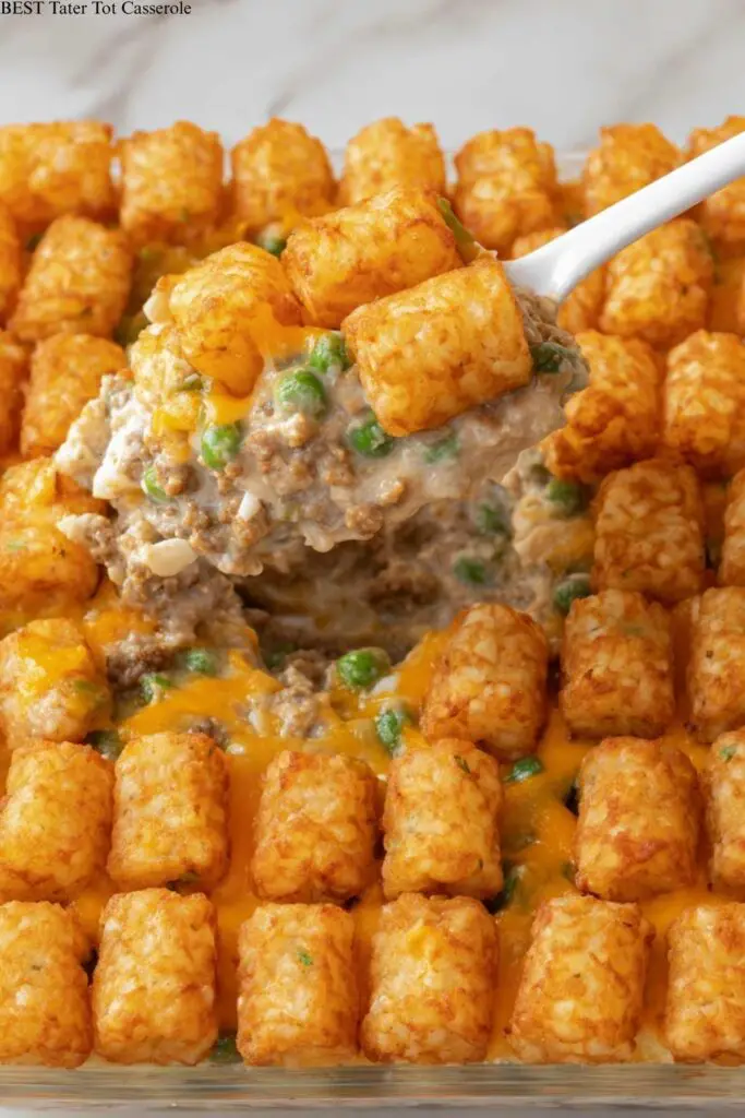BEST Tater Tot Casserole