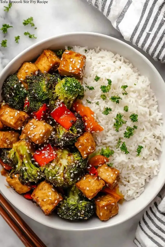 Tofu Broccoli Stir Fry Recipe