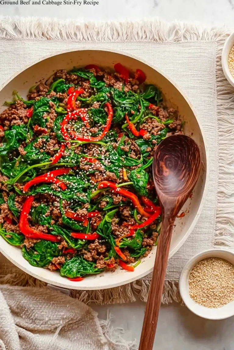 Ground Beef and Cabbage Stir-Fry Recipe