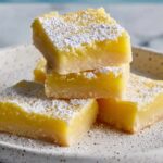 Healthy Lemon Bars Recipe