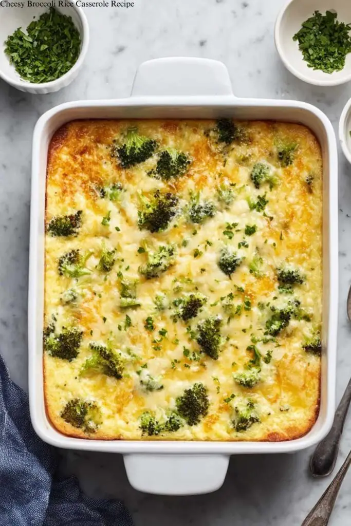 Cheesy Broccoli Rice Casserole Recipe 4 Cheesy Broccoli Rice Casserole Recipe
