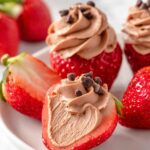 Chocolate Cheesecake Stuffed Strawberries