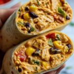 Air Fryer Southwest Chicken Burritos Recipe
