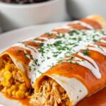 Baked Chicken Wet Burrito Recipe