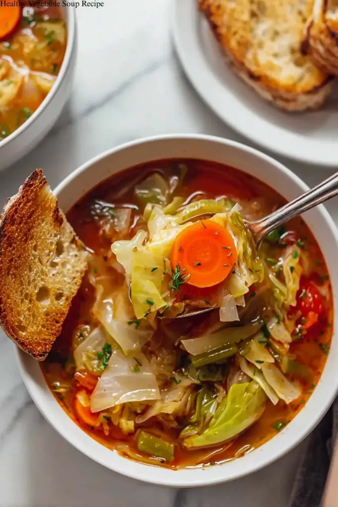 Healthy Vegetable Soup Recipe 4 Healthy Vegetable Soup Recipe