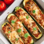 Tuscan Stuffed Zucchini Boats with Quinoa Recipe