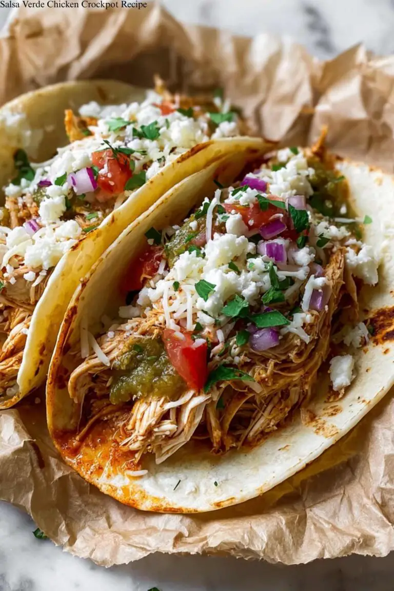 Salsa Verde Chicken Crockpot Recipe