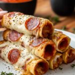 High Protein Pepperoni Pizza Rolls Recipe