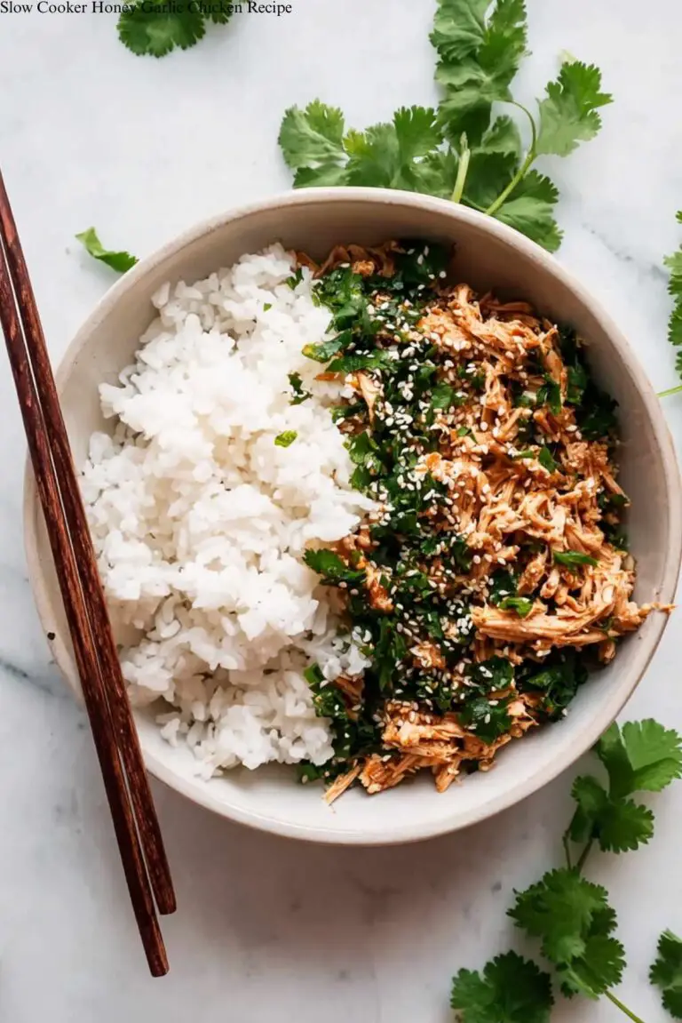 Slow Cooker Honey Garlic Chicken Recipe