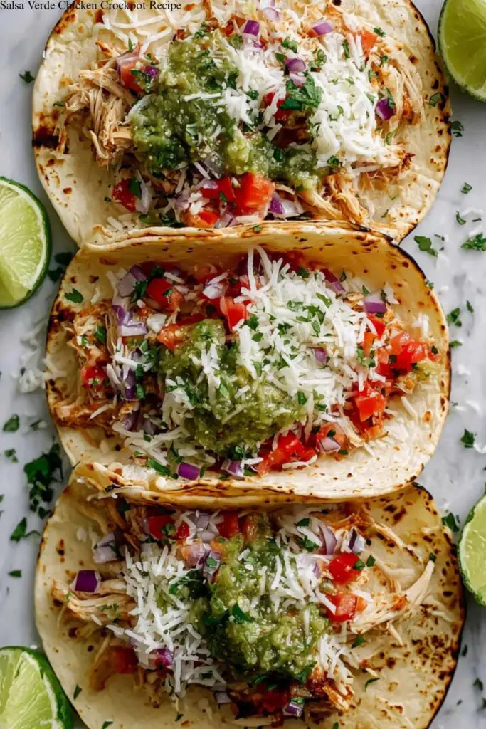 Salsa Verde Chicken Crockpot Recipe