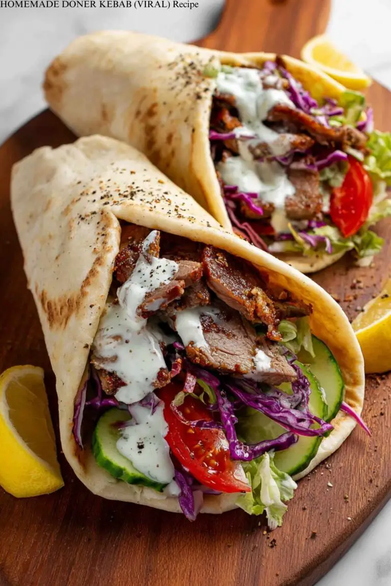 HOMEMADE DONER KEBAB (VIRAL) Recipe