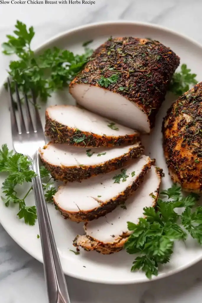 Slow Cooker Chicken Breast with Herbs Recipe