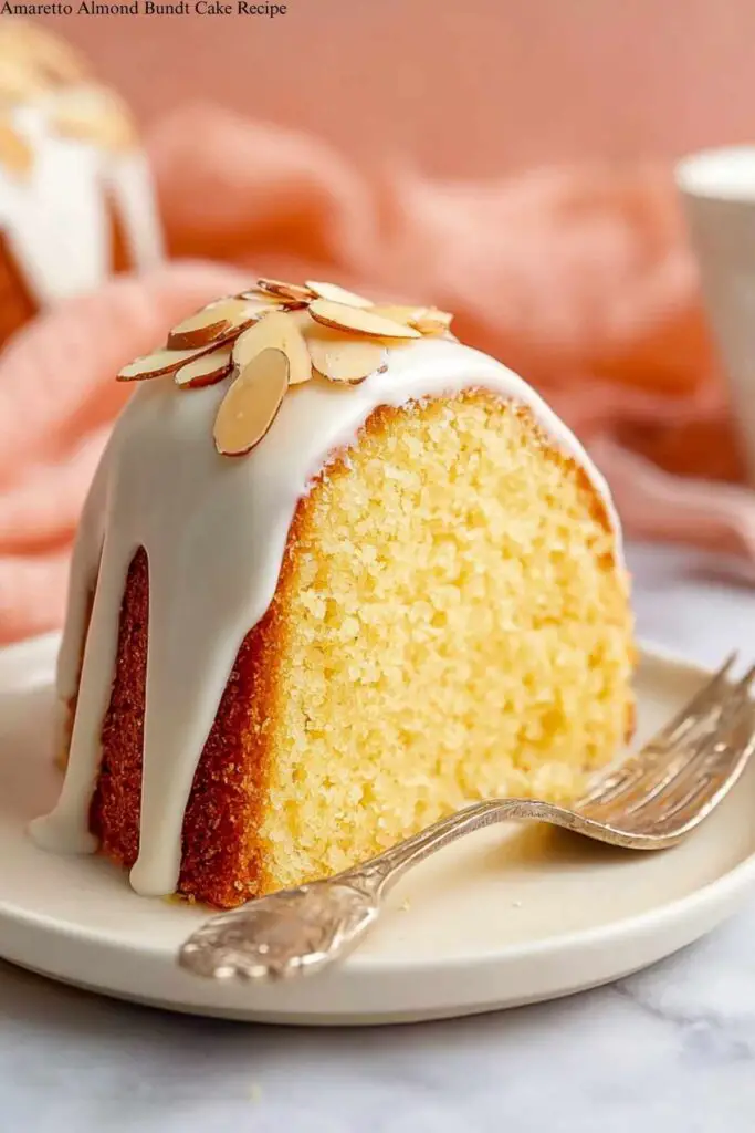 Amaretto Almond Bundt Cake Recipe