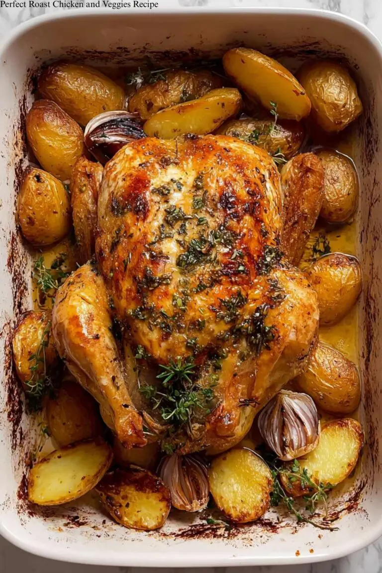 Perfect Roast Chicken and Veggies Recipe