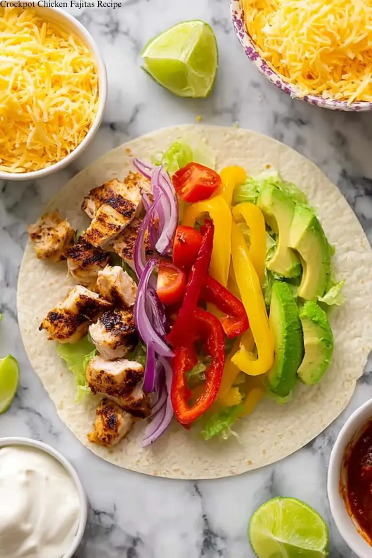 Crockpot Chicken Fajitas Recipe