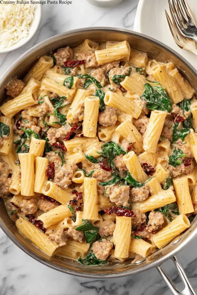 Creamy Italian Sausage Pasta Recipe