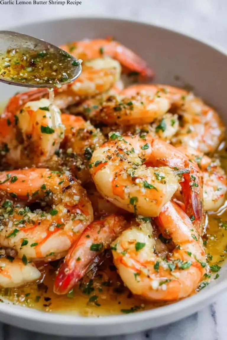Garlic Lemon Butter Shrimp Recipe