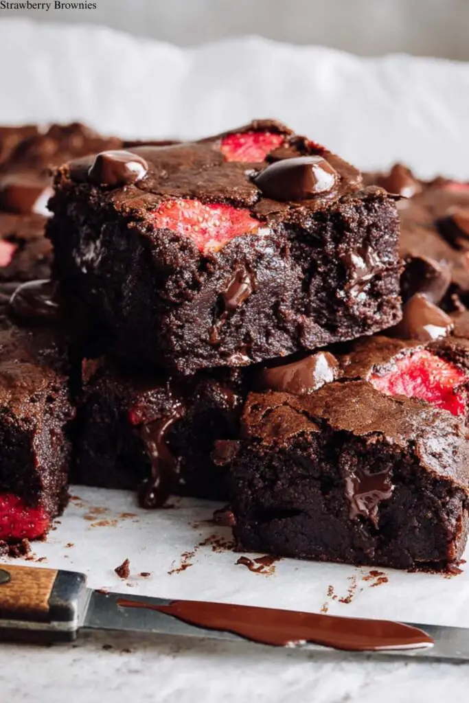 Strawberry Brownies