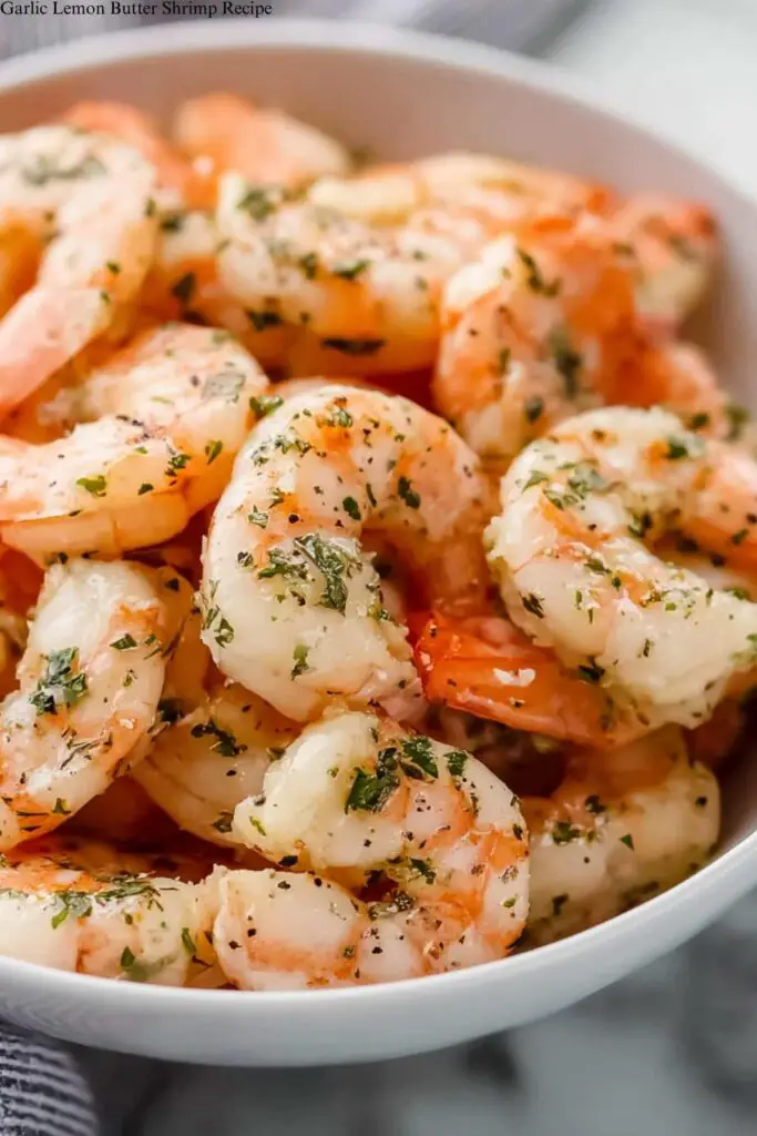 Garlic Lemon Butter Shrimp Recipe 4 Garlic Lemon Butter Shrimp Recipe