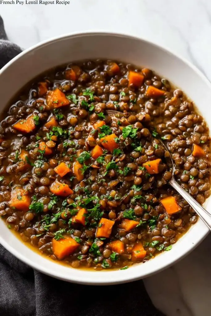 French Puy Lentil Ragout Recipe