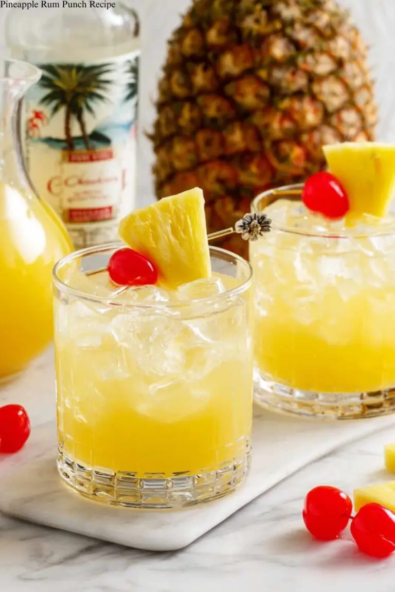 Pineapple Rum Punch Recipe