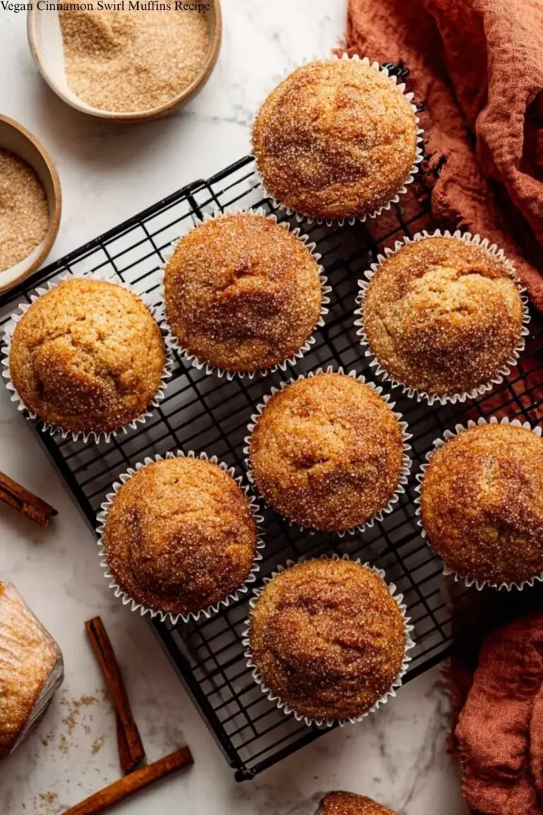 Vegan Cinnamon Swirl Muffins Recipe