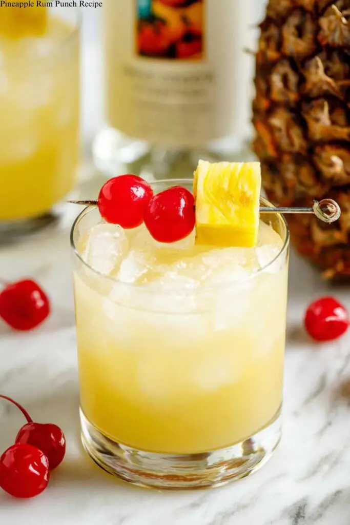 Pineapple Rum Punch Recipe