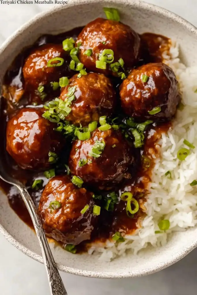 Teriyaki Chicken Meatballs Recipe