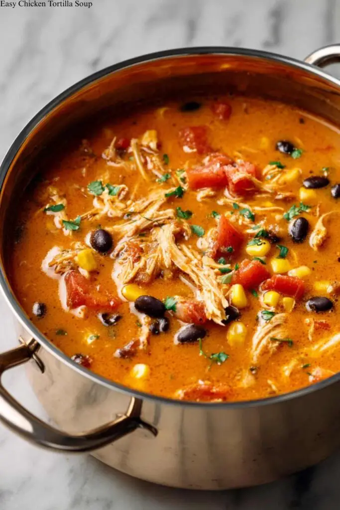 Easy Chicken Tortilla Soup