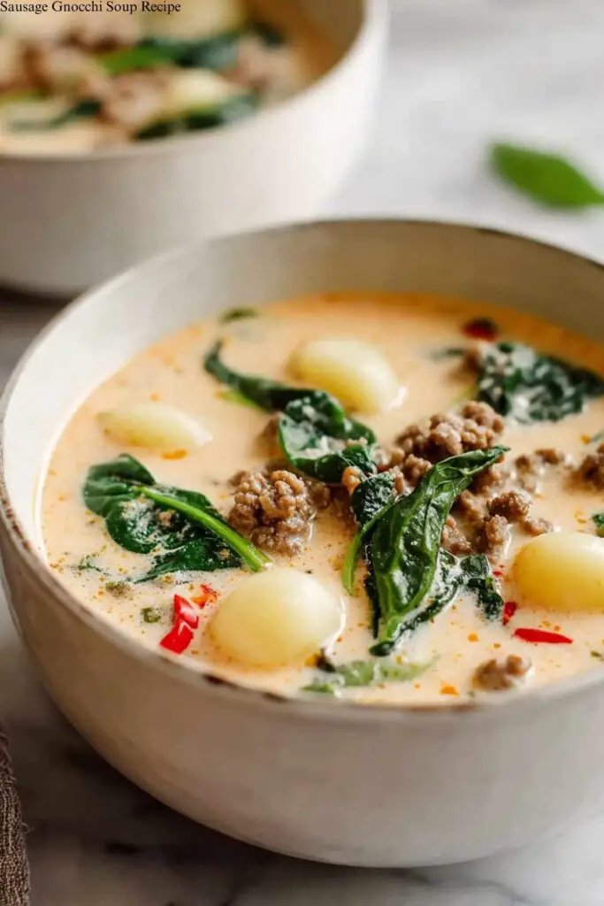 Sausage Gnocchi Soup Recipe