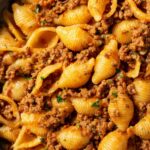 Creamy Beef and Shells