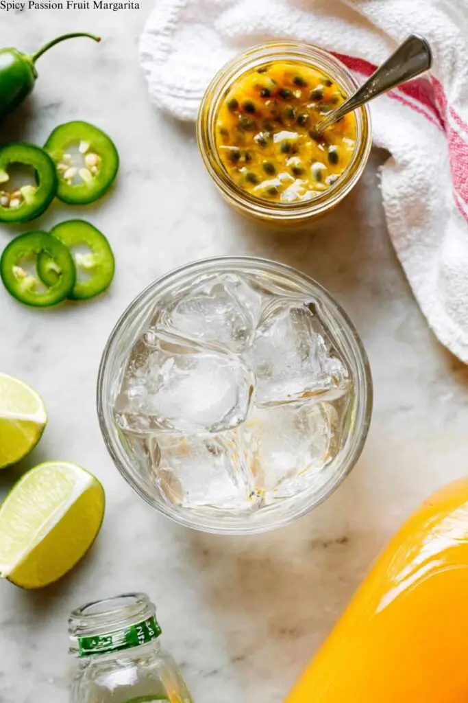 Spicy Passion Fruit Margarita
