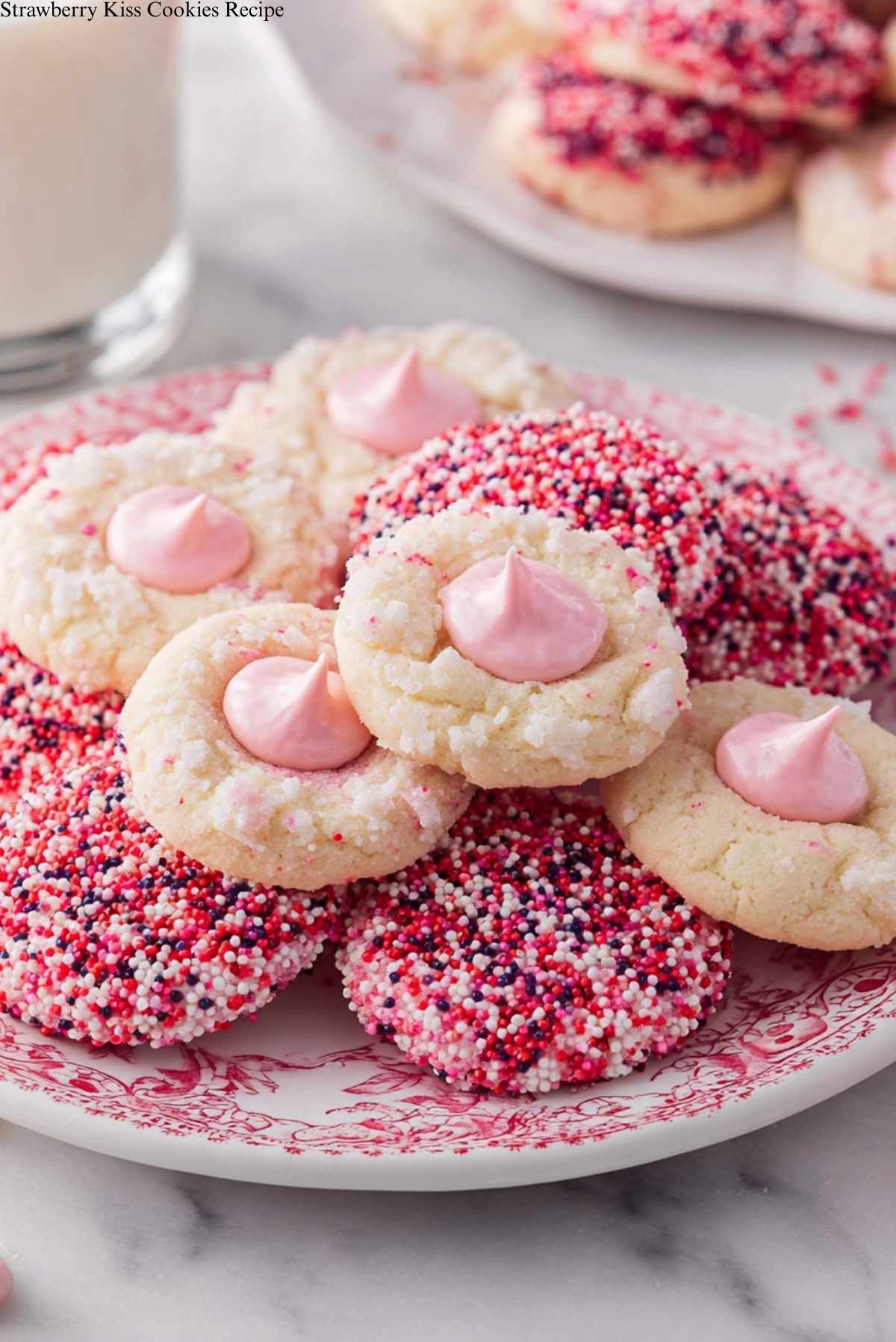 Strawberry Kiss Cookies Recipe