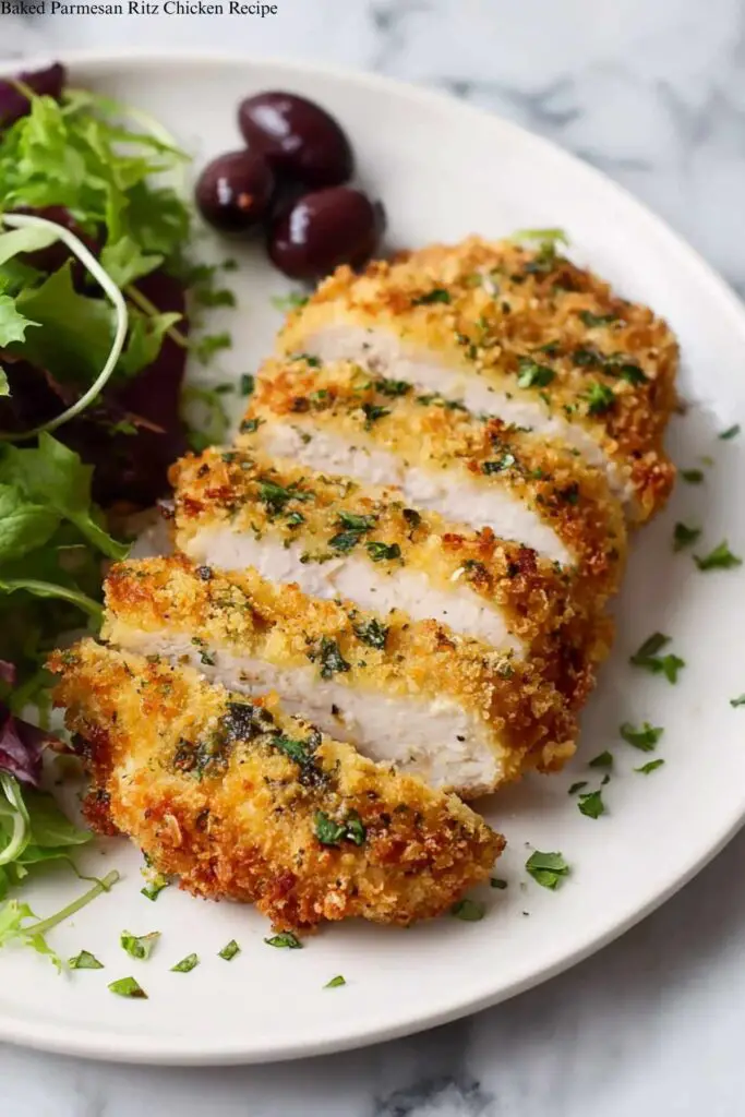 Baked Parmesan Ritz Chicken Recipe 4 Baked Parmesan Ritz Chicken Recipe