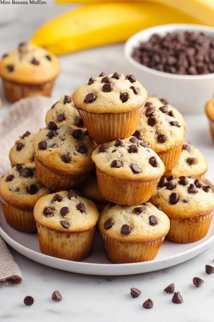 Mini Banana Muffins