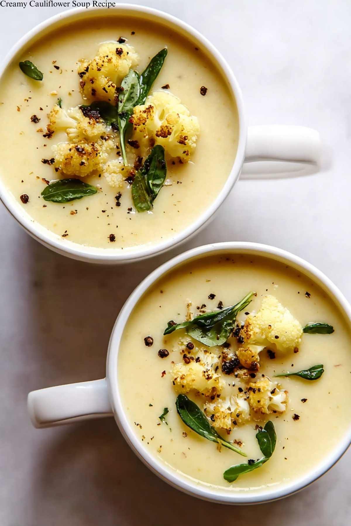 Creamy Cauliflower Soup Recipe