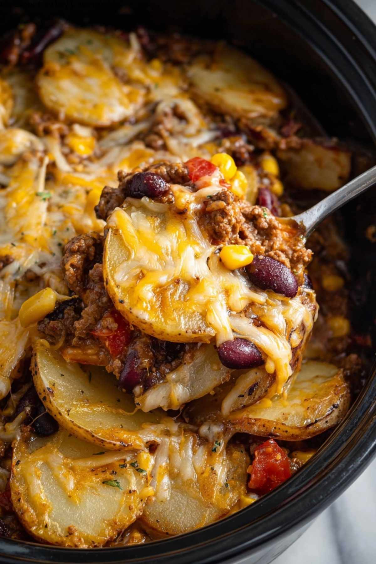 Crockpot Cowboy Casserole