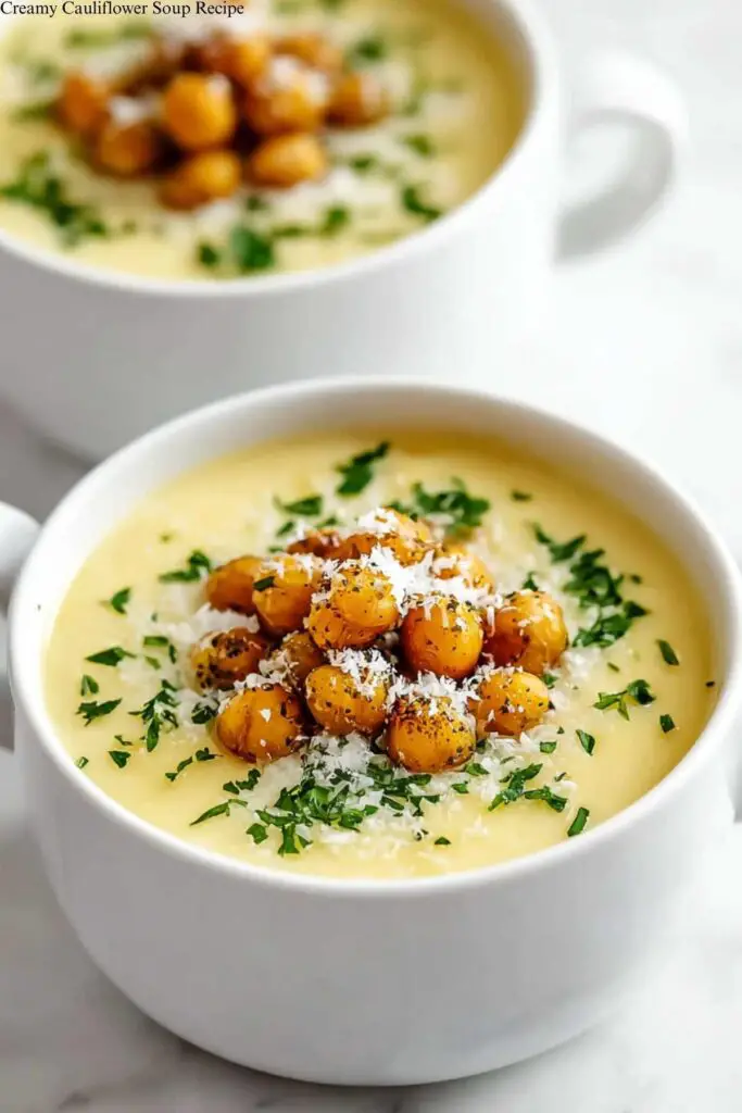 Creamy Cauliflower Soup Recipe