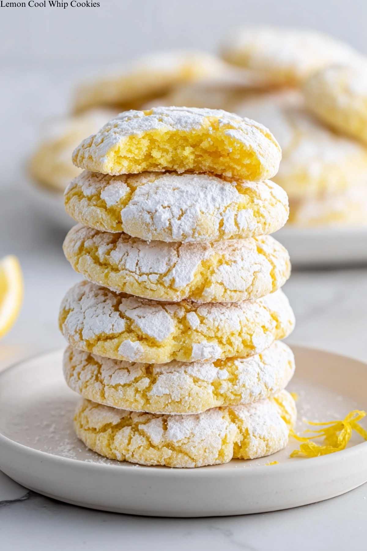 Lemon Cool Whip Cookies