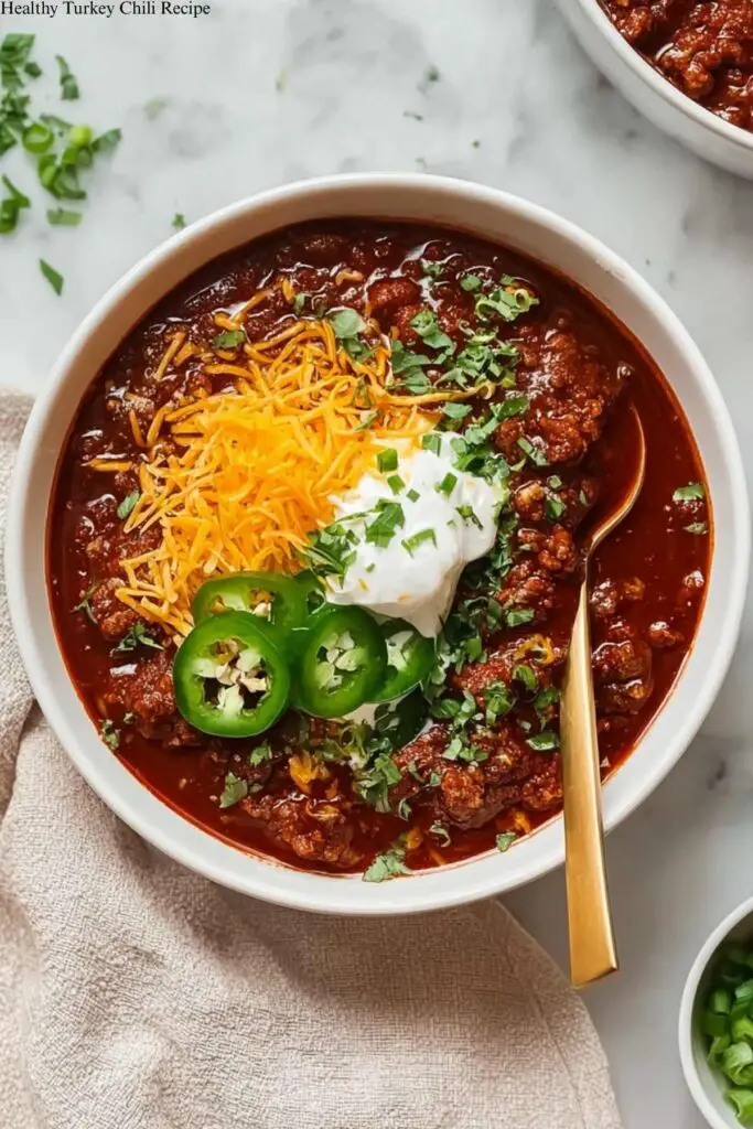 Healthy Turkey Chili Recipe