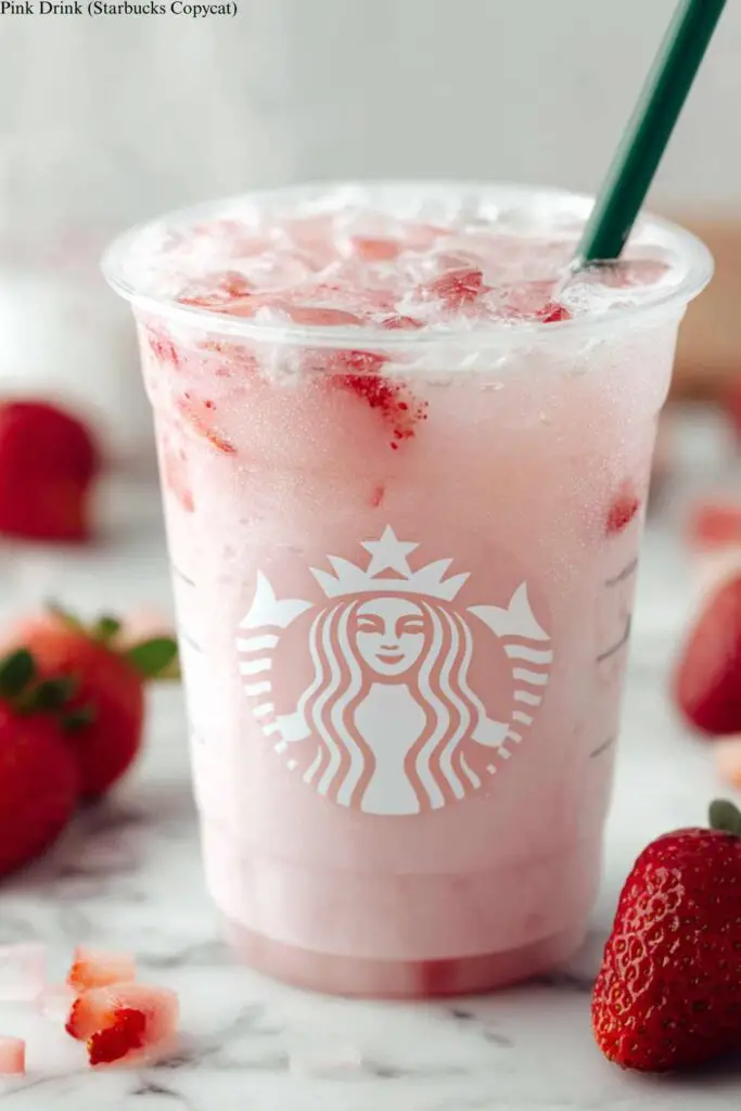 Pink Drink (Starbucks Copycat) 4 Pink Drink (Starbucks Copycat)