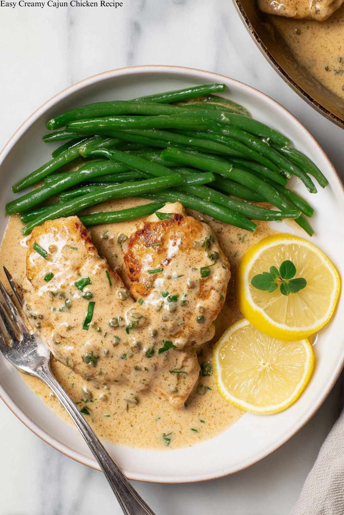 Easy Creamy Cajun Chicken Recipe