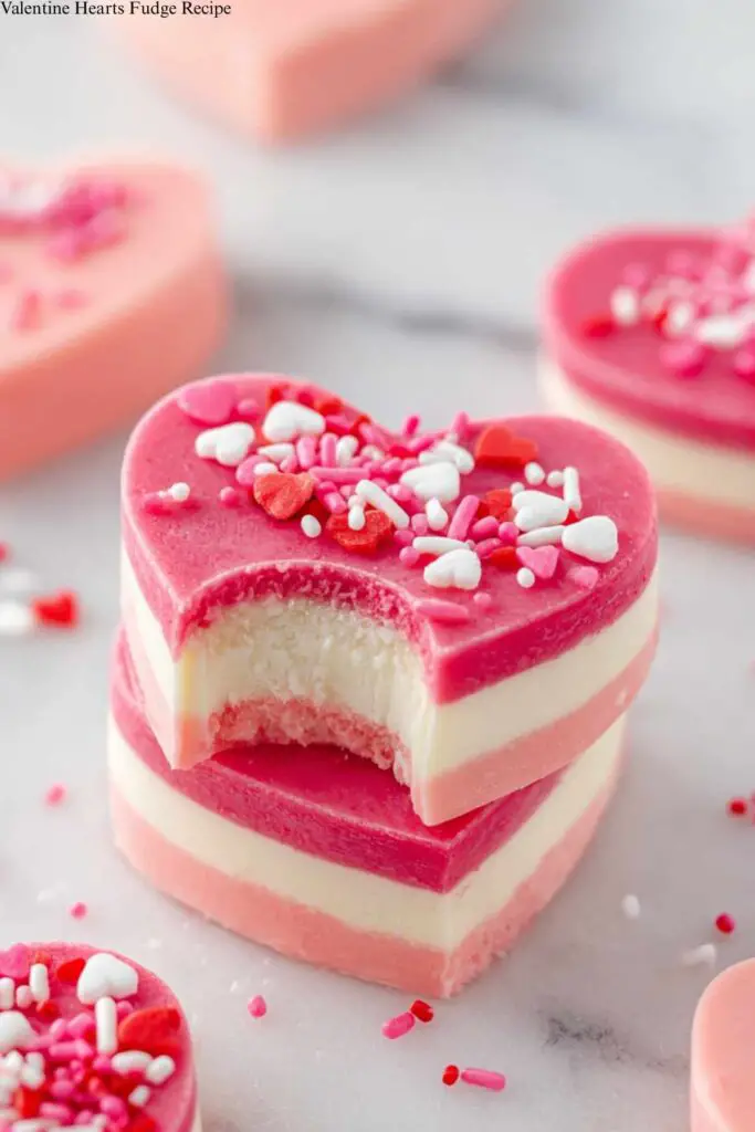 Valentine Hearts Fudge Recipe 4 Valentine Hearts Fudge Recipe