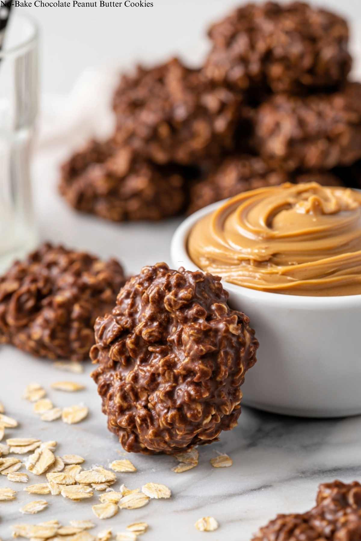 No-Bake Chocolate Peanut Butter Cookies